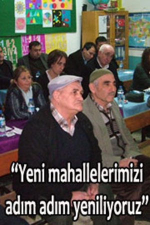 Başkan en genç mahalleyi ziyaret etti