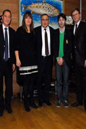 Başkana Estonya'dan misafir