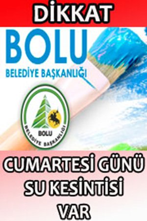 Bolu Belediyesinden önemli duyuru