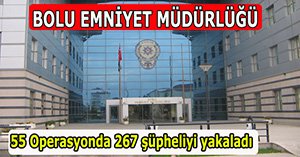 Bolu polisi suça geçit vermiyor