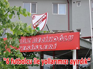Boluspor 6 futbolcu ile resmen yollarını ayırdı