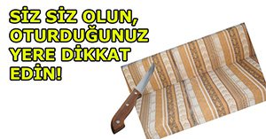 Kalçasına bıçak saplandı