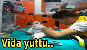 1 yaşındaki çocuk vidayı yutunca...