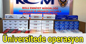 AİBÜ'de korsan kitap operasyonu!
