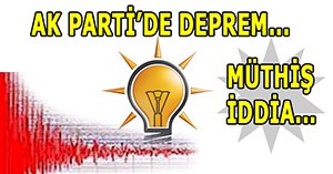AK Parti'de merkez ilçe depremi...