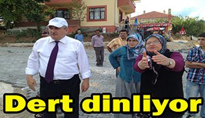 Alaaddin Yılmaz vatandaşın derdini dinliyor...