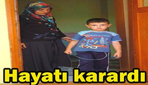 Araba çarpan çocuğun hayatı karardı...