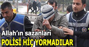 Aranan hırsızlar polisin ayağına geldi