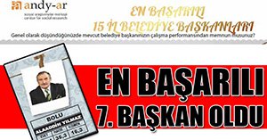 Başkan Yılmaz 7'inci sıraya oturdu