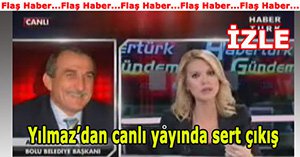 Başkan Yılmaz canlı yayında HAYTAP başkanına verdi veriştirdi