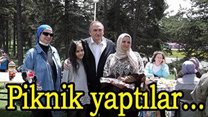Başkan Yılmaz Irak'lı mültecilerle piknik yaptı..