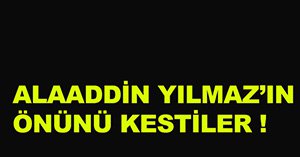 Belediye işçileri Başkan Yılmaz'ın önünü kesti...