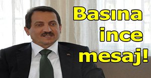 Bolu basınına ciddi mesaj!