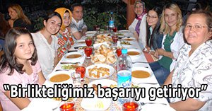 Bolu Belediyesi personeli iftarda bir araya geldi