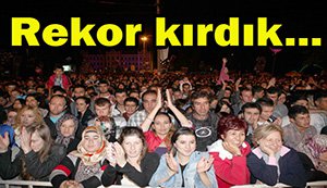 Bolu rekor kırdı...