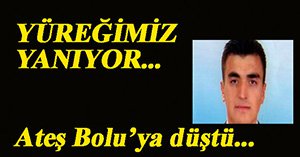 Bolu şehidine ağlıyor...