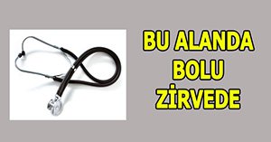 Bolu Türkiye'de 1. sırada