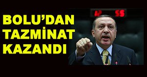 Bolu'da 5 bin TL kazandı