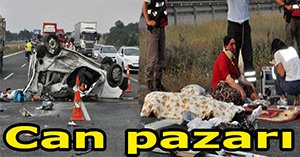 Bolu'da can pazarı...2 ölü...