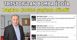 Boluspor'a twitter bombası