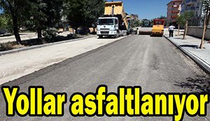 Bolu'yu asfaltlıyorlar...