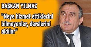 “Derslerini Bolu halkı vermiştir”