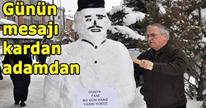 Dünya fani bugün varız, yarın yokuz...