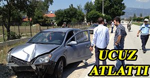 Elektrik direğine vurunca...