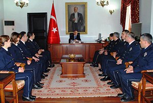 Emniyet Müdürü Durmuşlar Vali Özçimen'i ziyaret etti