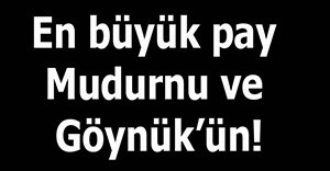 En büyük pay onların...