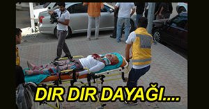 Eşini dır dır ediyor diye dövdü...