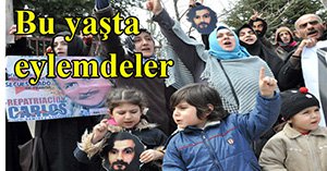 F Tipi Cezaevi'nde çocuklu eylem...