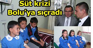 Gerede'de öğrenciler sütten zehirlendi...