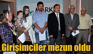 Girişimciler mezun oldu...