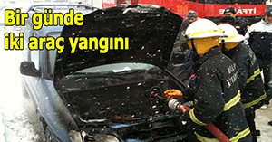 Gölyüzü ve Beşkavaklar’da araç yangınları