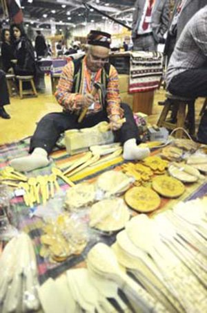 Göynük kaşıkları fuarın ilgi odağıydı