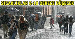 Hafta sonuna kadar yağış