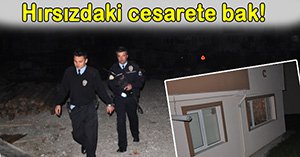 Hırsız camdan eve girdi, kapıyı bile kitledi...