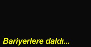 Hızını alamayınca olan oldu...