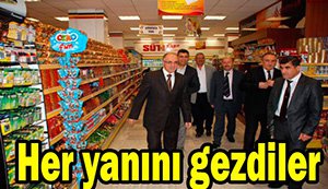 İbrahim Özçimen'den Savcılar Market'e ziyaret...