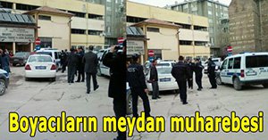 İnşaat işçileri birbirine girdi