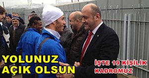 İşte 19 kişilik kadromuz...