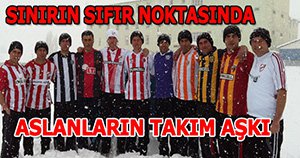 İşte sınırda Boluspor sevgisi...