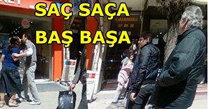 Kadınlar birbirine girdi.