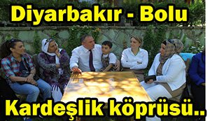 Kardeşlik köprüsü kuruldu...