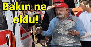 Kaynak yaparken korkunç kaza!