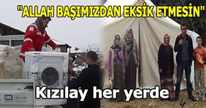 Kızılay dertlere deva oluyor...