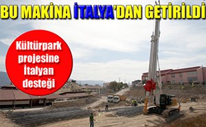 Kültür Park'a özel makina...