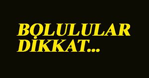 Kuvvetli yağmur geliyor...