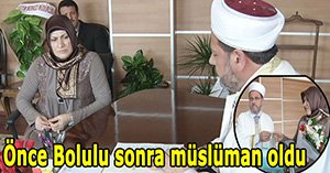 Marina Jinjolava, Kelime-i Şahadet getirerek...